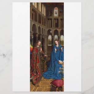 Van Eyck’s Verkündigung Premium Kathedralen-Leucht Flyer