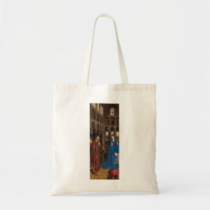 Van Eycks Verkündigung Premium Kathedralenglas Tragetasche