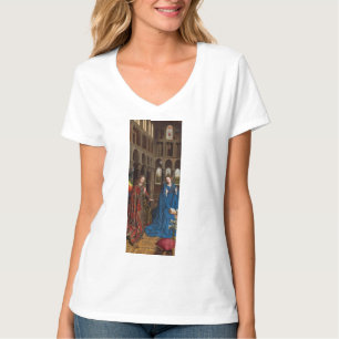 Van Eycks Verkündigung Premium Kathedralenlicht T-Shirt