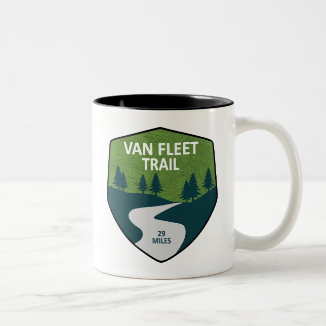 Van Fleet Trail Florida Zweifarbige Tasse (Rechts)