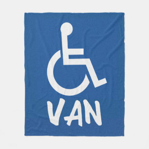 Van für Behinderte Fleecedecke