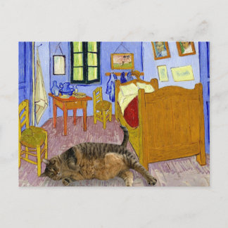 Van Gatos Zimmer Postkarte