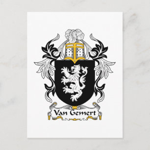 Van Gemert Familienwappen Postkarte