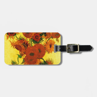 Van Gogh 15 Sonnenblumen Gepäckanhänger
