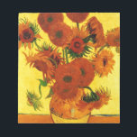 Van Gogh 15 Sonnenblumen Notizblock<br><div class="desc">Van Gogh 15 Sonnenblumen</div>