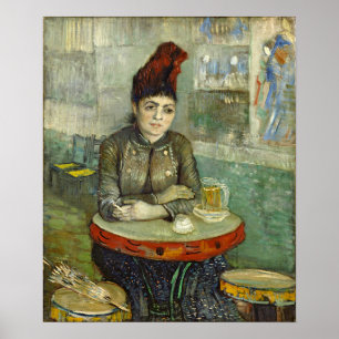 Van Gogh - Agostina Segatori im Café Le Tambourin Poster