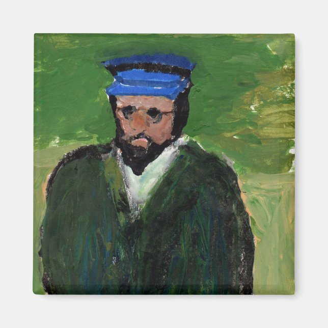 Van Gogh-ähnlicher Portraitmagnet Magnet (Vorne)