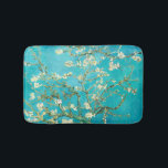 VAN GOGH Almond Bllossoms Badematte<br><div class="desc">"van gogh",  vincent,  "Mandelblüten",  Blume,  "berühmtes Gemälde",  Vintag,  "Fine Art",  blumenblau</div>