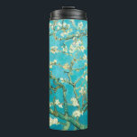 VAN GOGH Almond Bllossoms Thermosbecher<br><div class="desc">"van gogh",  vincent,  "Mandelblüten",  Blume,  "berühmtes Gemälde",  Vintag,  "Fine Art",  blumenblau</div>