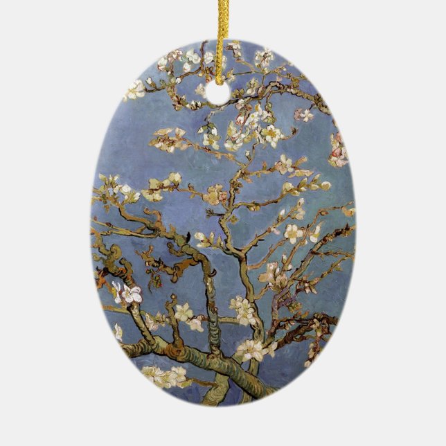 Van Gogh Almond Blossom Keramikornament (Vorne)