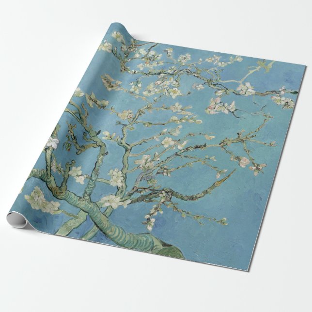 Van Gogh Almond Blossom Painting Geschenkpapier (Ungerollt)