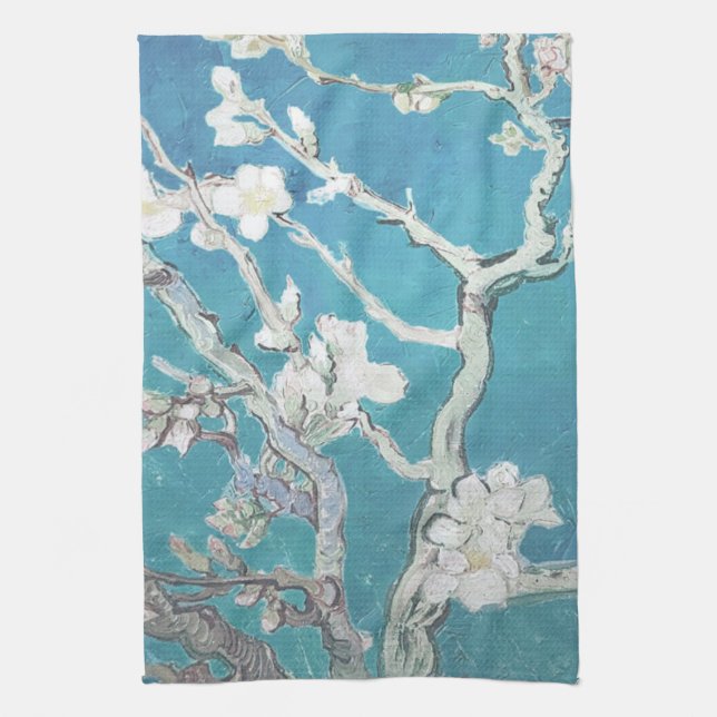 Van Gogh Almond Blossom Painting Geschirrtuch (Vertikal)