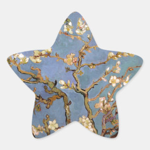Van Gogh Almond Blossom Stern-Aufkleber