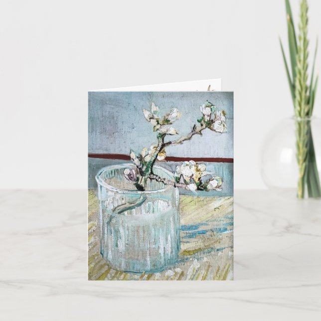 Van Gogh Almond Blossom Vielen Dank Dankeskarte (Vorderseite)