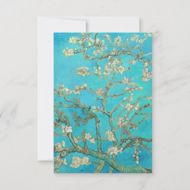 Van Gogh Almond Blossoms Ankündigung (Vorderseite)