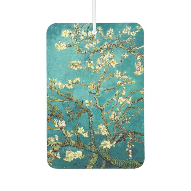 Van Gogh Almond Blossoms Classic Impressionism Autolufterfrischer (Vorderseite)