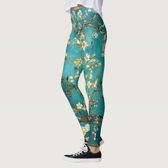 Van Gogh Almond Blossoms Classic Impressionism Leggings (Links)
