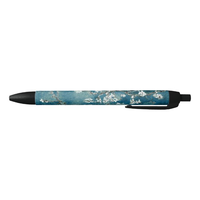 Van Gogh Almond Blossoms Dark Aquamarin Kugelschreiber (Unterseite)