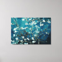 Van Gogh Almond Blossoms Dark Aquamarin