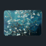 Van Gogh Almond Blossoms: Dunkel Aquamarin Badematte<br><div class="desc">Künstler: Vincent Van Gogh Titel: Almond-Blüten geändert durch 2sweet4wordsDesigns/ PureVintage Liebe Vincent Van Gogh,  Van Gogh,  Almond Blüten,  aquamarin,  dunkel aquamarin,  Blume,  blumenreich,  hübsch,  schön,  purevintagelove</div>