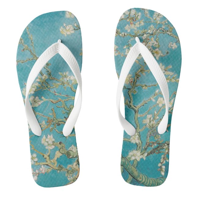 Van Gogh Almond Blossoms Flip Flops (Fußbett)