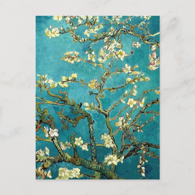 Van Gogh Almond Blossoms Klassischer Impressionism Postkarte (Vorderseite)