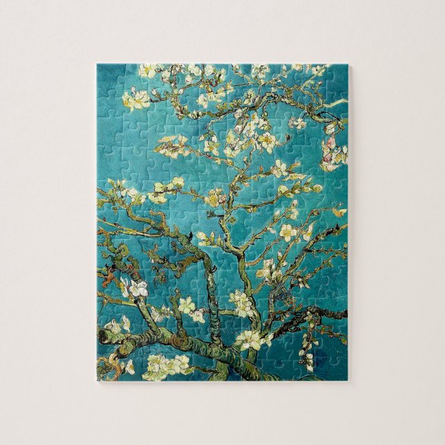 Van Gogh Almond Blossoms Klassischer Impressionism Puzzle (Vertikal)