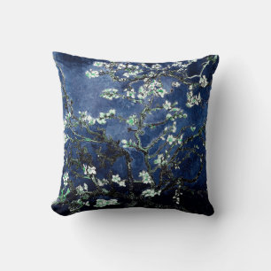 Van Gogh Almond Blossoms Midnight Blue Kissen