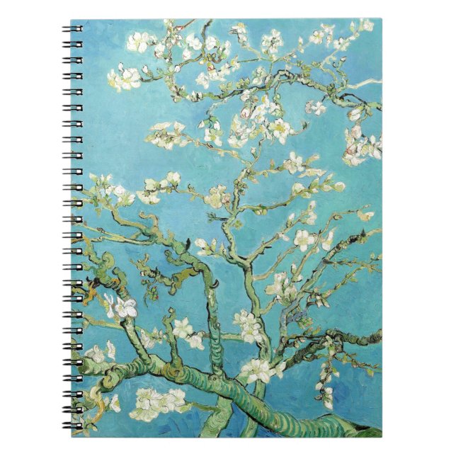 Van Gogh Almond Blossoms Notizblock (Vorderseite)