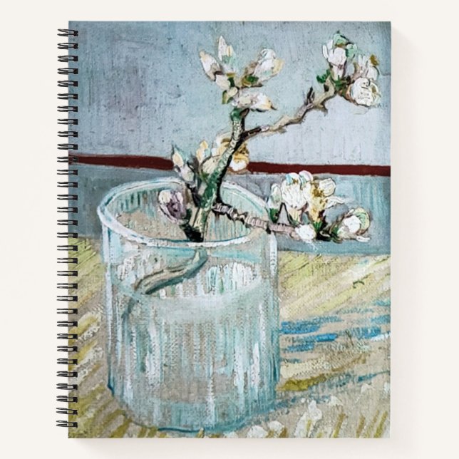 Van Gogh Almond Blossoms Notizbuch (Vorderseite)