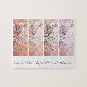 Van Gogh Almond Blossoms Peach Pink Puzzle