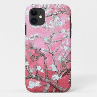 Van Gogh Almond Blossoms Pink Blau