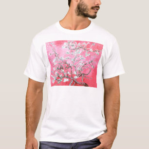 Van Gogh Almond Blossoms Pink Blau T-Shirt