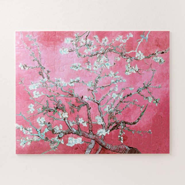 Van Gogh Almond Blossoms Pink Puzzle (Horizontal)