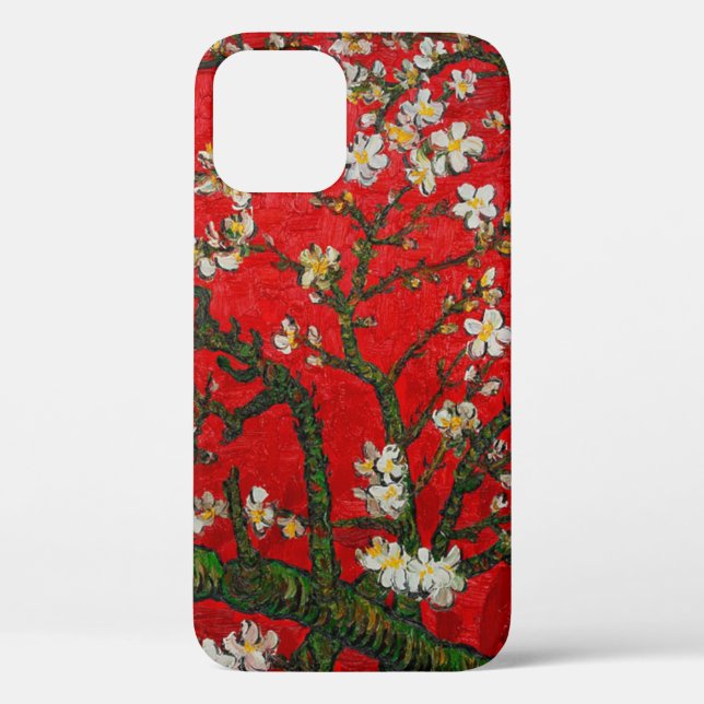 Van Gogh Almond Blossoms Red Case-Mate iPhone Hülle (Rückseite)
