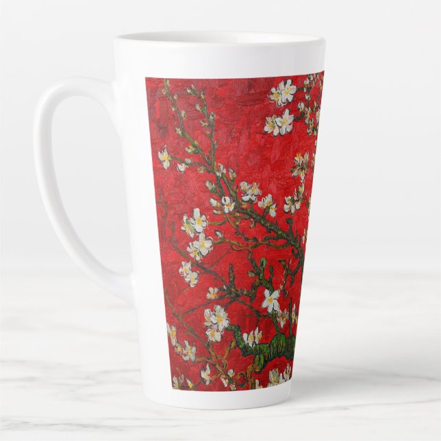 Van Gogh Almond Blossoms Red Milchtasse (Links)