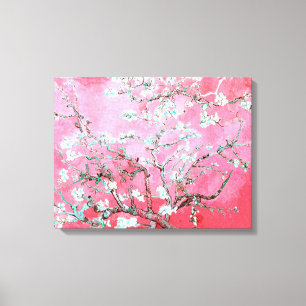 Van Gogh Almond Blossoms rosa blau Leinwanddruck
