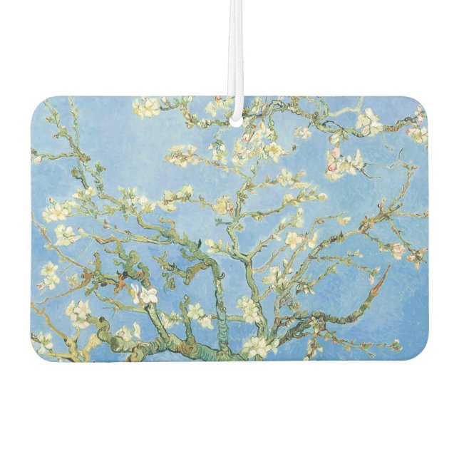 Van Gogh Almond Blossoms, Sky Blue Autolufterfrischer (Vorderseite)