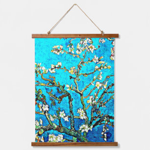 Van Gogh - Almond-Blüten Wandteppich Mit Holzrahmen
