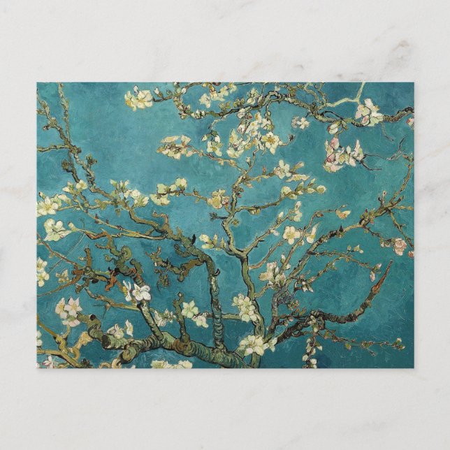 Van Gogh Almond Branches in Bloom Postkarte (Vorderseite)