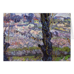 Van Gogh Ansicht von Arles Blühende Obstgärten Dru