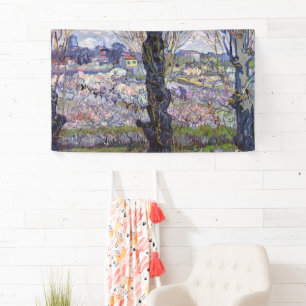 Van Gogh Ansicht von Arles Blühende Orte Banner