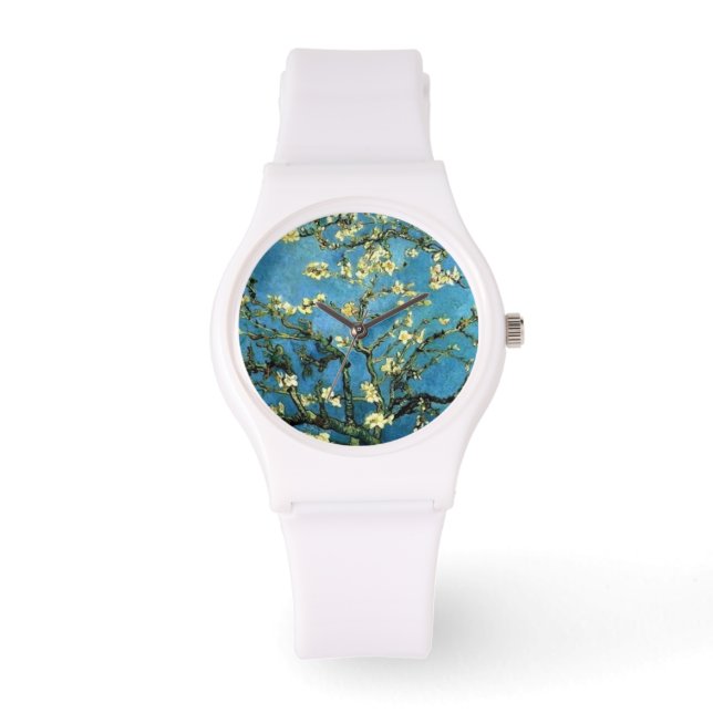 Van Gogh Apple Blossoms Armbanduhr (Vorderseite)