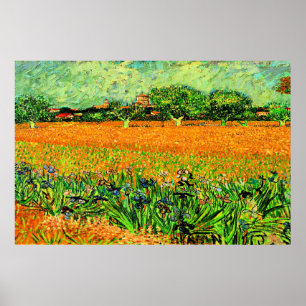 Van Gogh - Arles-Ansicht mit Iren Poster