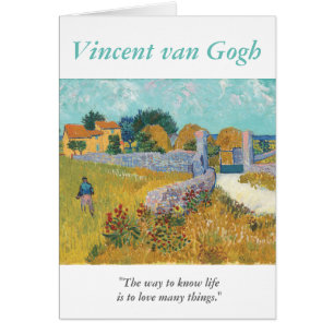 Van Gogh Artist Zitat Liebe Viele Dinge