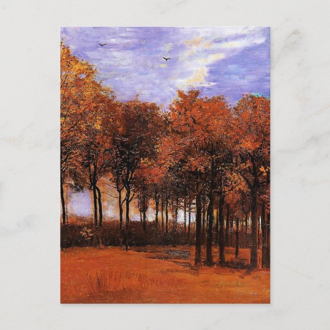 Van Gogh - Autumn Landscape, Postkarte (Vorderseite)