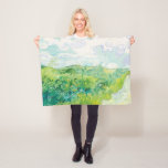 Van Gogh. Auvers für grüne Weizenfelder. Impressio Fleecedecke<br><div class="desc">Van Gogh "Grüne Weizenfelder,  Auvers" Vlies-Decke.</div>