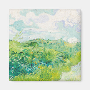 Van Gogh. Auvers für grüne Weizenfelder. Impressio Magnet