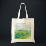 Van Gogh. Auvers für grüne Weizenfelder. Impressio Tragetasche<br><div class="desc">Van Gogh "Grüne Weizenfelder,  Auvers" Totbeutel.</div>