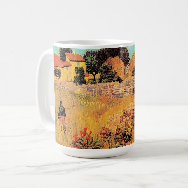 Van Gogh - Bauernhaus in der Provence, Kaffeetasse (Vorderseite Links)